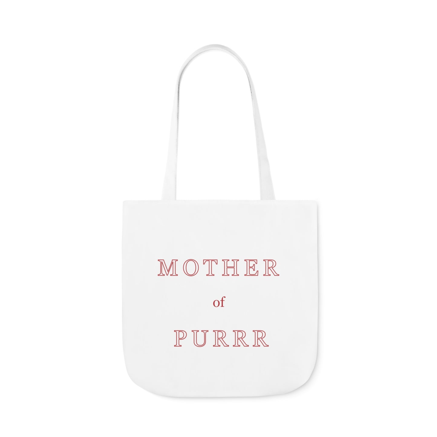 Mother of Purrr - Polyester Canvas Tote Bag (AOP)