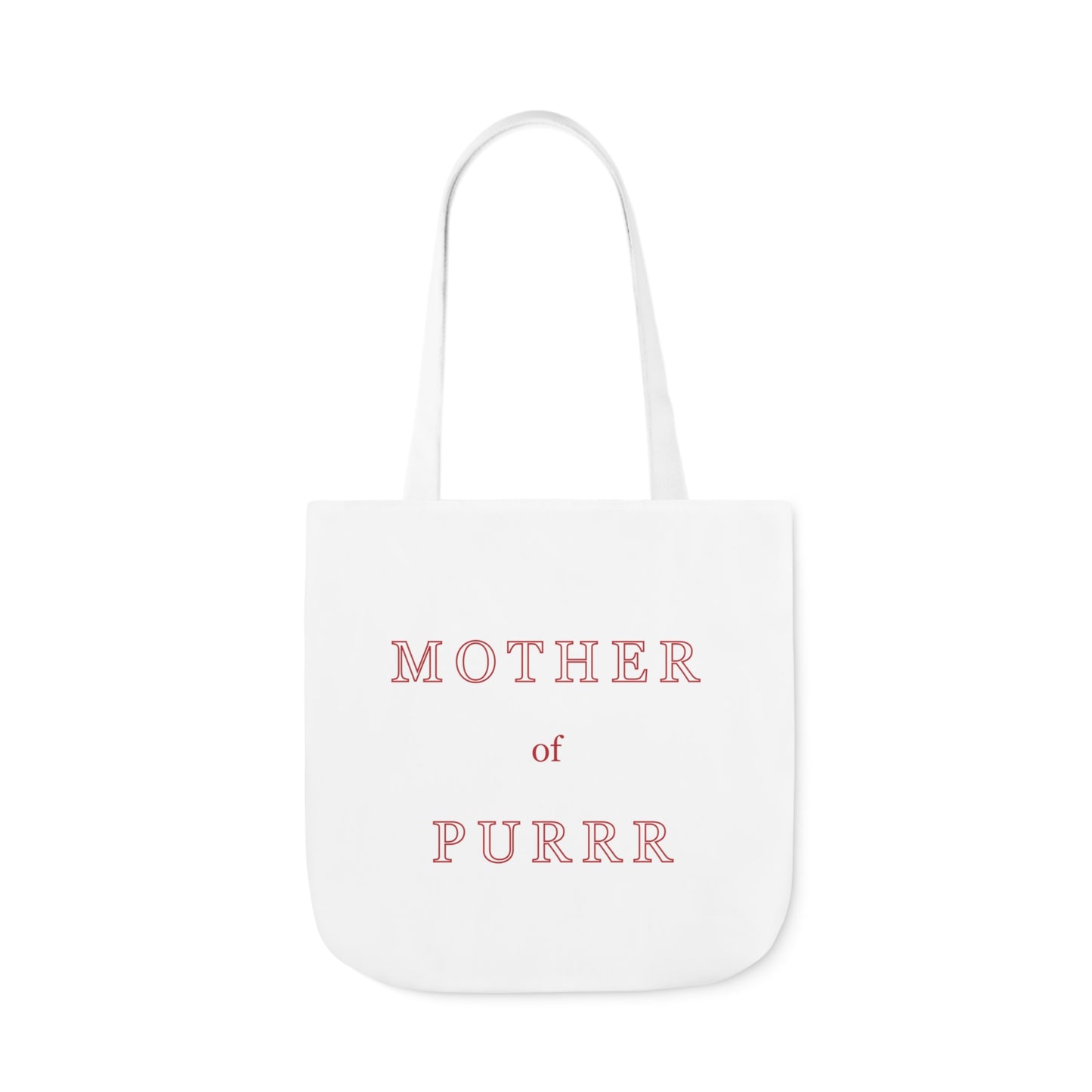 Mother of Purrr - Polyester Canvas Tote Bag (AOP)