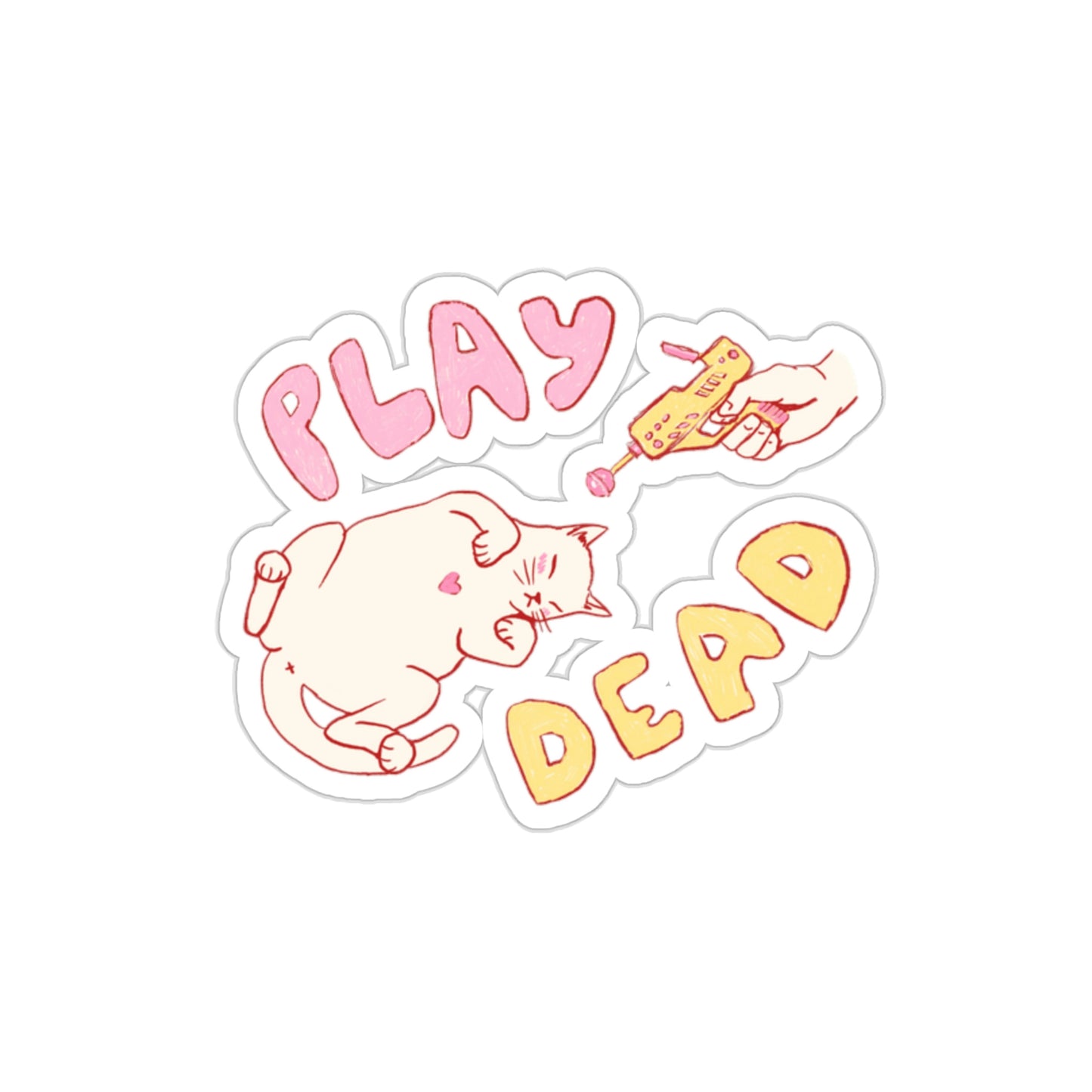 Play Dead Sticker