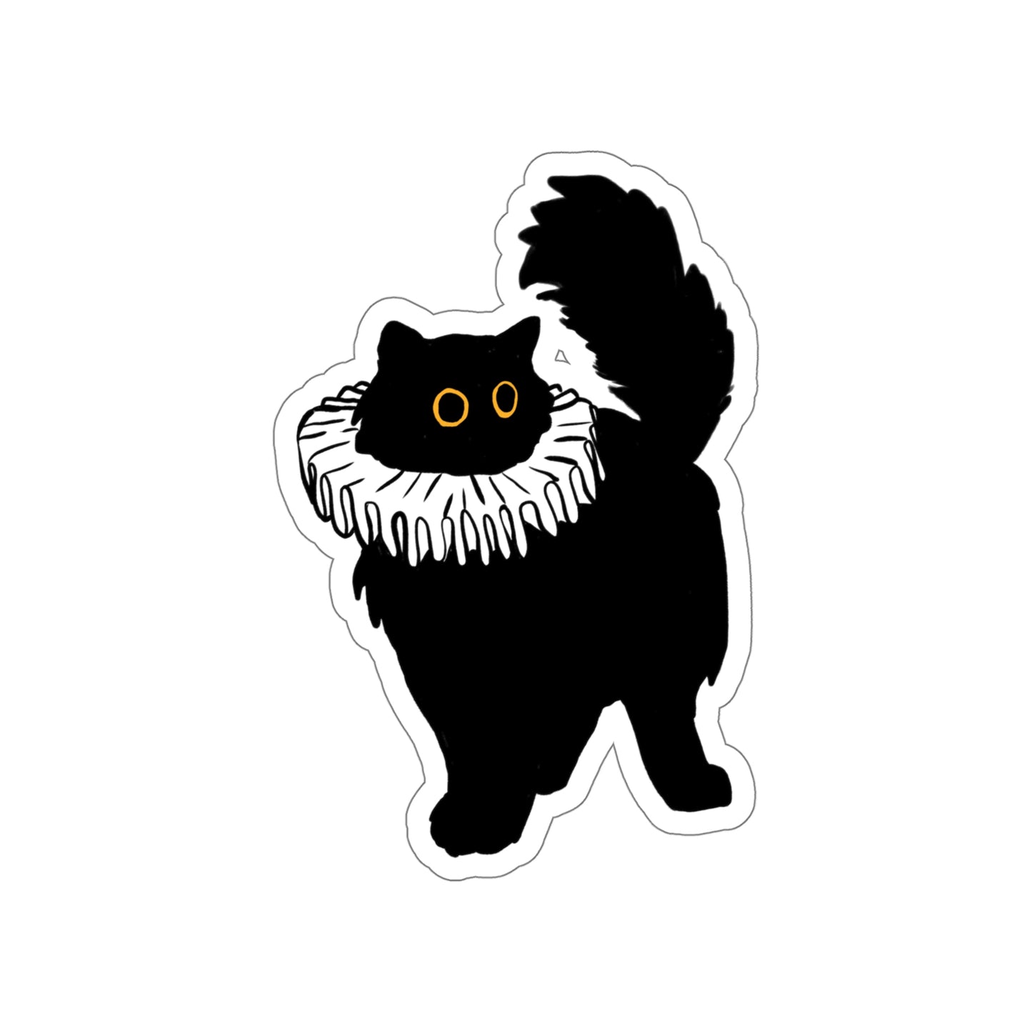 Shakespeare Cat Sticker