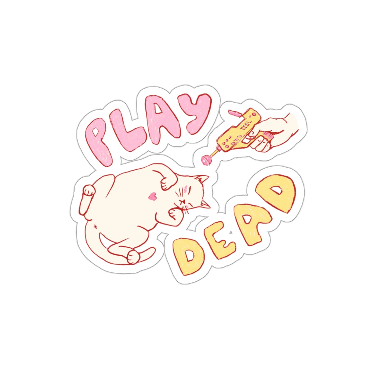 Play Dead Sticker