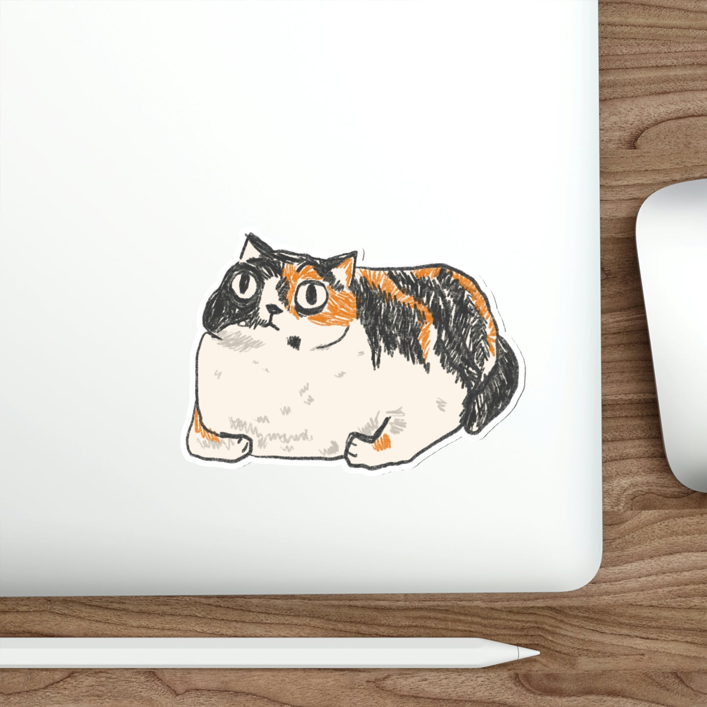 Chubby Cat Sticker