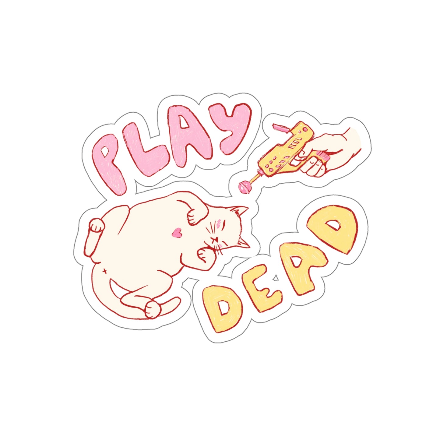 Play Dead Sticker