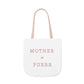 Mother of Purrr - Polyester Canvas Tote Bag (AOP)