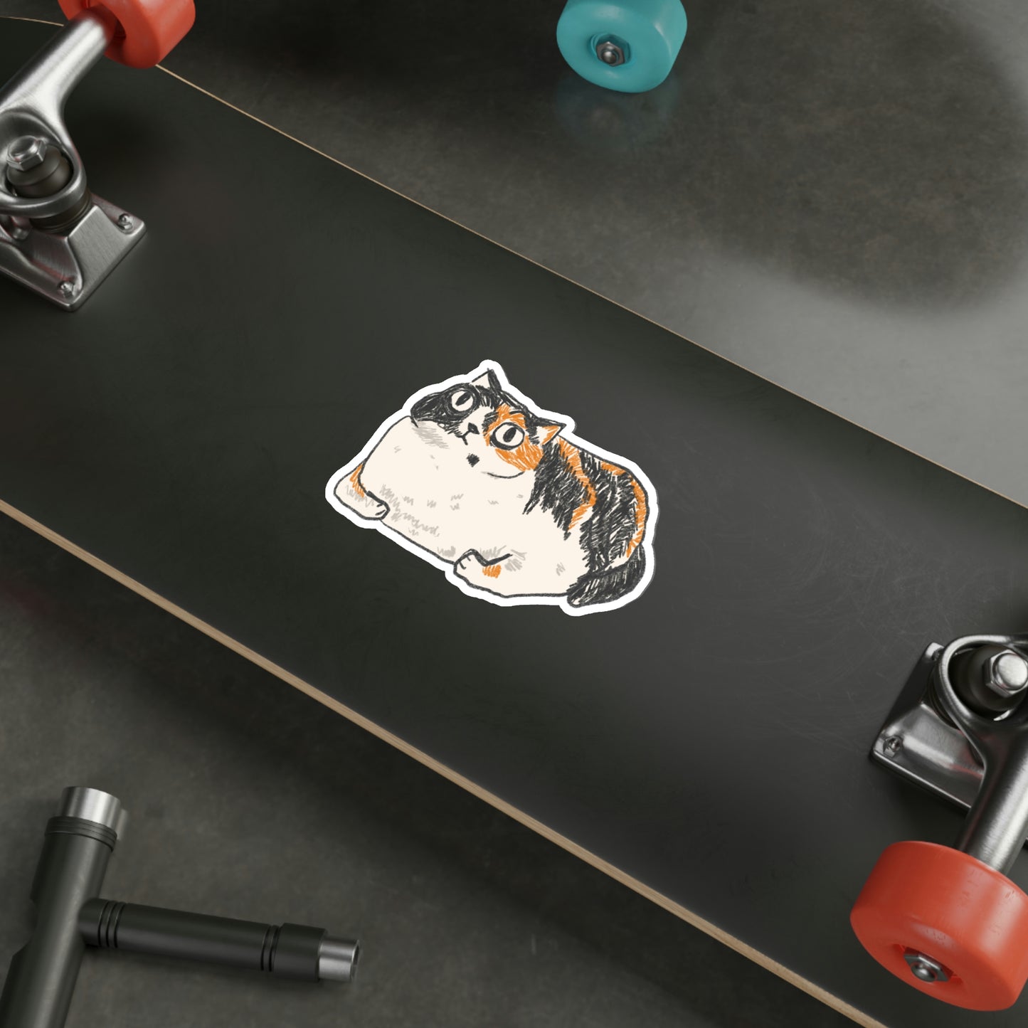 Chubby Cat Sticker