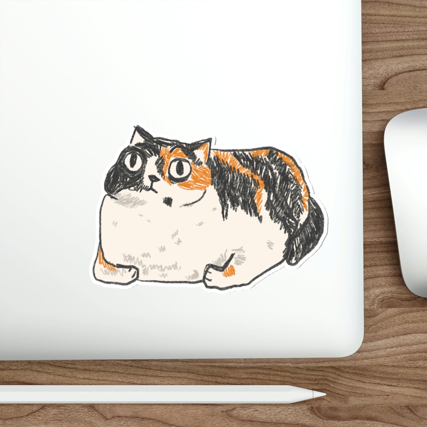 Chubby Cat Sticker