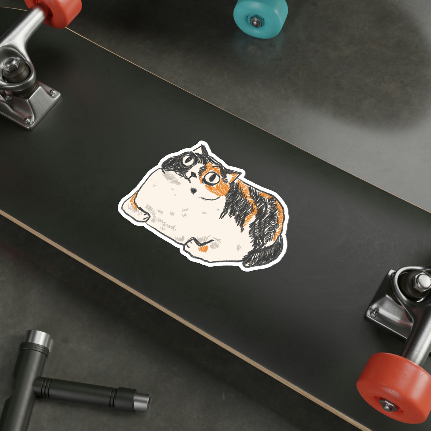 Chubby Cat Sticker